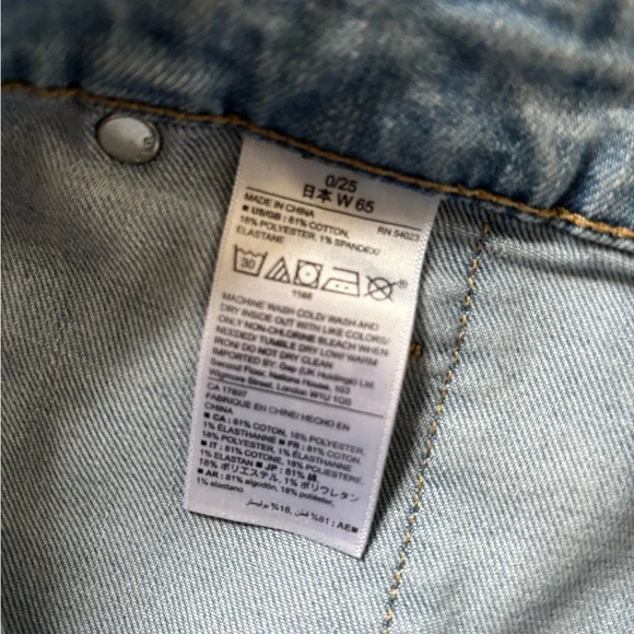 GAP Light Wash Jean Shorts - Picture 4 of 5